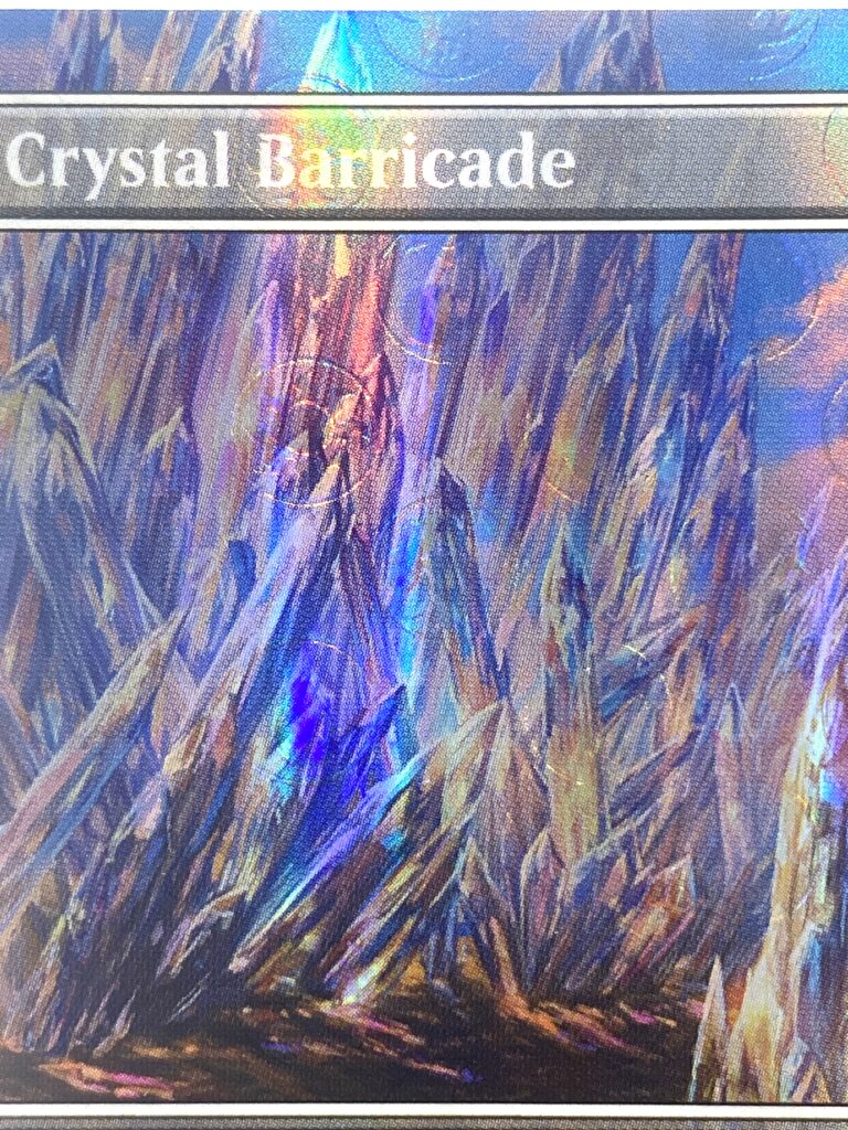 MTGカード紹介 | 水晶のバリケード/Crystal Barricade(マナ・foil版)