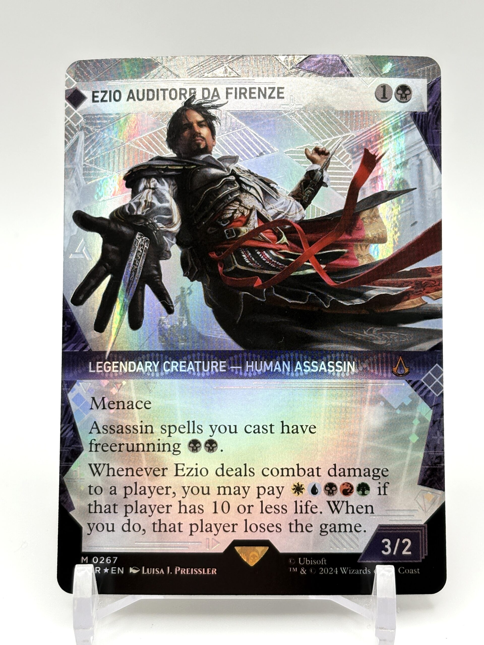 MTGカード紹介 | エツィオ・アウディトーレ・ダ・フィレンツェ/Ezio Auditore da Firenze